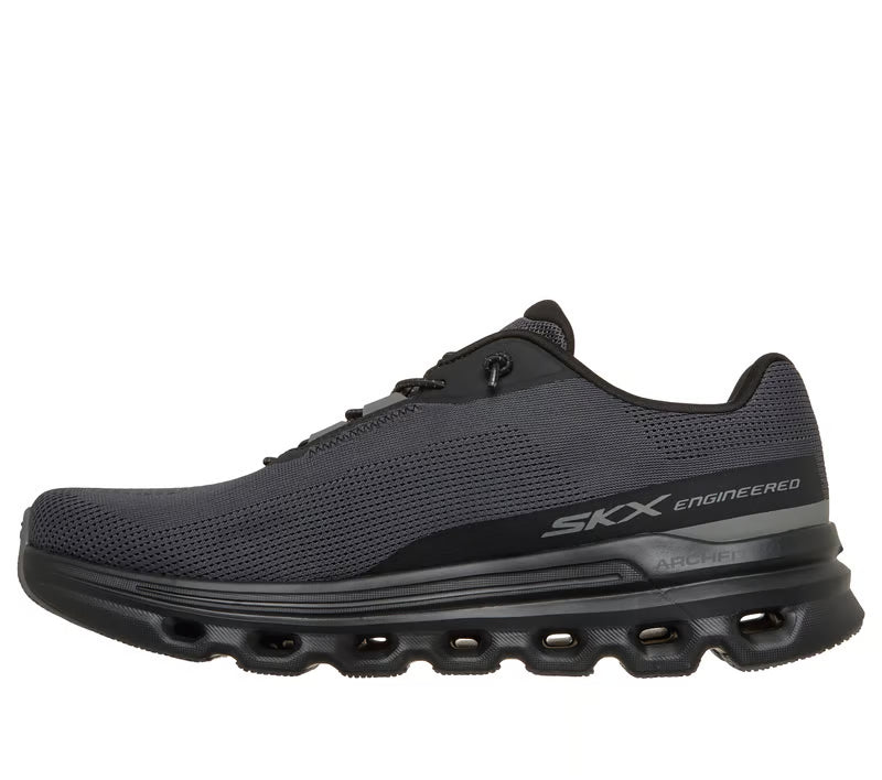 A pair of shoes that lets you walk with lightning speed.