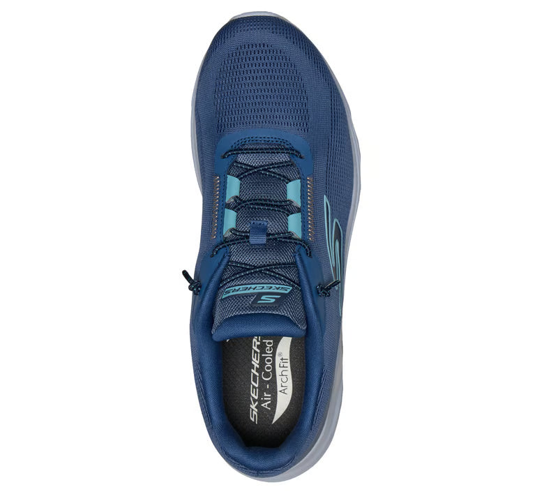 A pair of shoes that lets you walk with lightning speed.