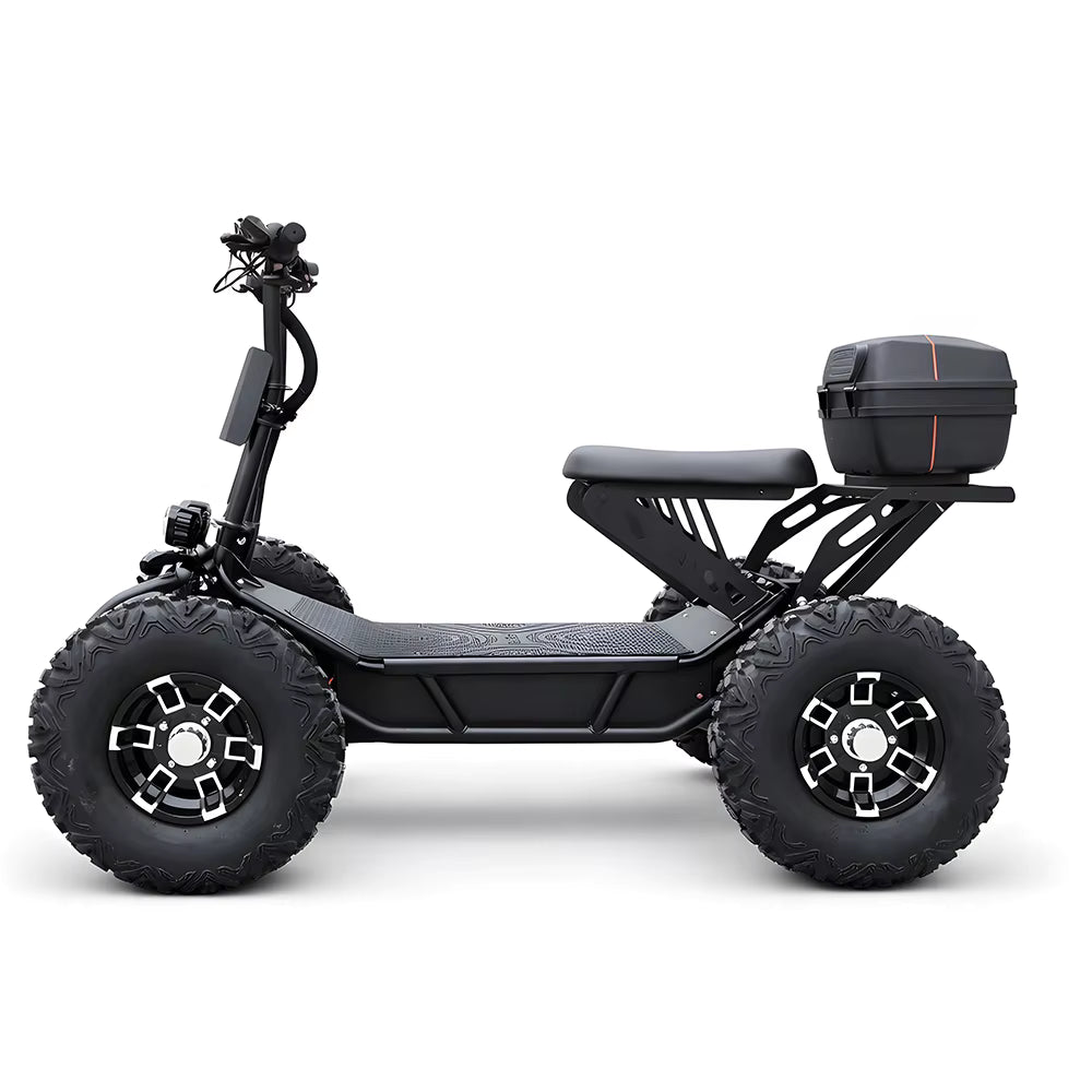 2026 New Design 60Ah 10000W Off-Road Electric Golf Cart Scooter Golf Trolley for Adults 4 Wheel Golf Mobility Scooter