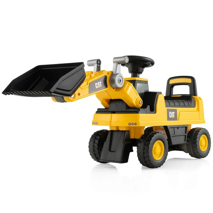 Hikidspace Kids Ride-on Excavator Construction Bulldozer Truck Sliding Toy Car