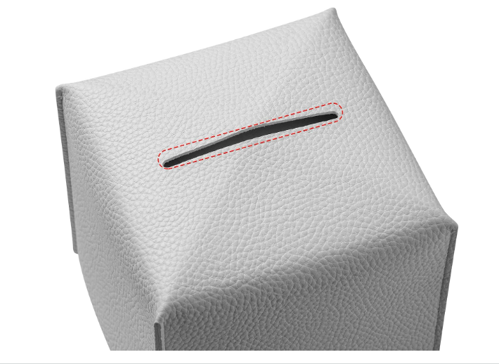 Tissue Box Cover Rectangle, Resin Facial Tissue Holder Covers Toilet Paper Holder, Tissue Holders Decorative Paper Dispenser Home Decor for Bathroom Kitchen Bedroom Living Room Office Cream